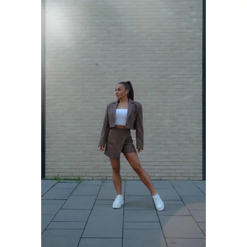 Szoknyanadrág - Sötét Barna