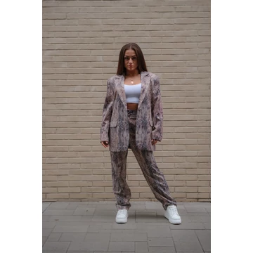 Big blézer - Barna Kígyó