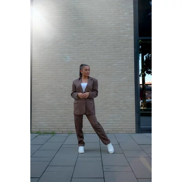 Big blézer - Sötét Barna