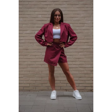 Szoknyanadrág - Burgundy Bordó