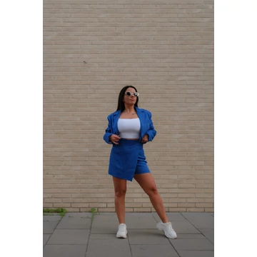 Szoknyanadrág - Királykék