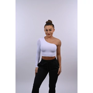 Half Long Top - Fehér