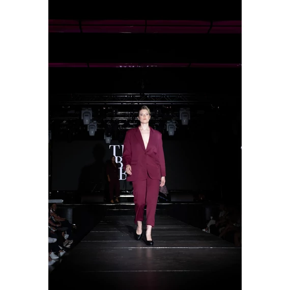 Big blézer - Burgundy Bordó