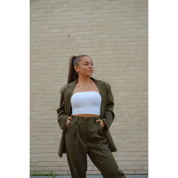 Big blézer - Khaki