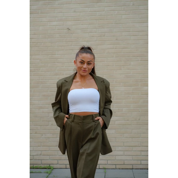 Big blézer - Khaki