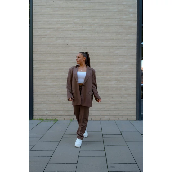 Big blézer - Sötét Barna