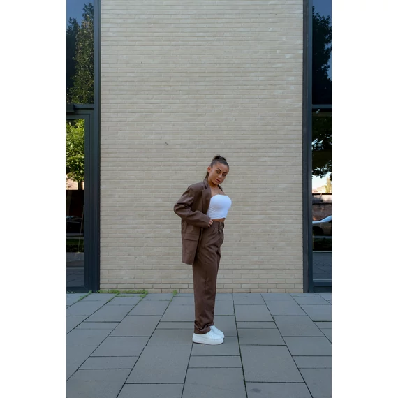 Big blézer - Sötét Barna