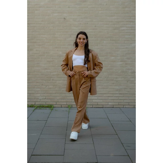 Big blézer - Teve Barna