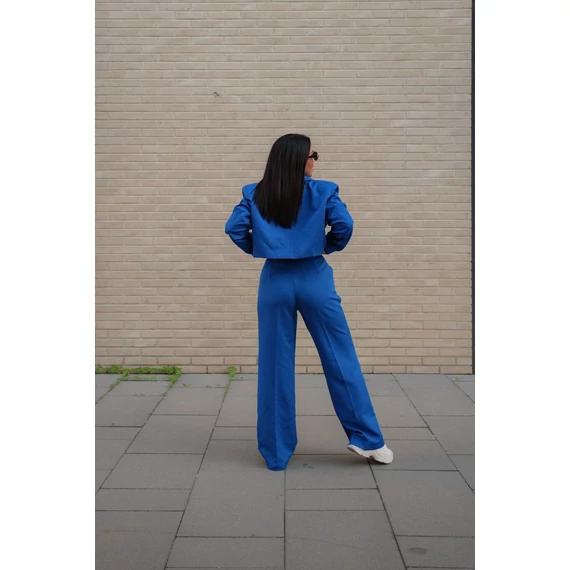 Crop blézer - Királykék