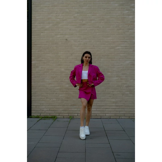 Crop blézer - Magenta