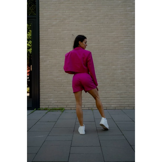 Crop blézer - Magenta