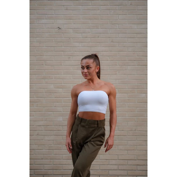 Egyenes szárú kosztümnadrág - Khaki