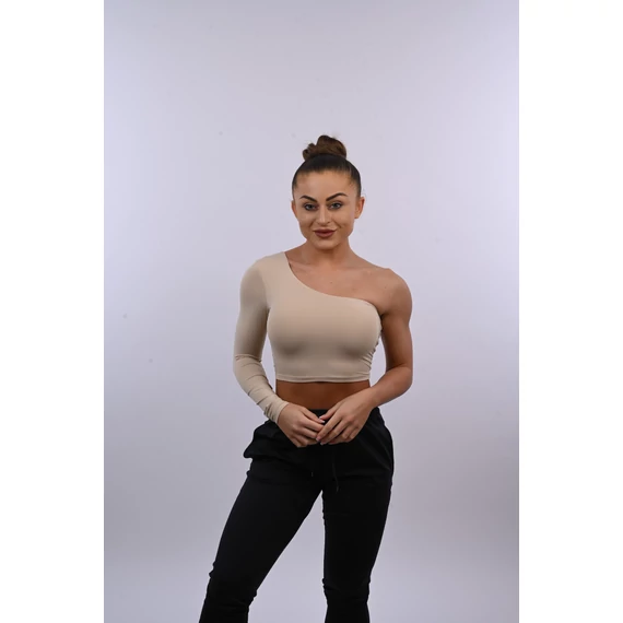 Half Long Top - Bézs