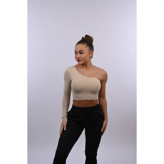 Half Long Top - Bézs