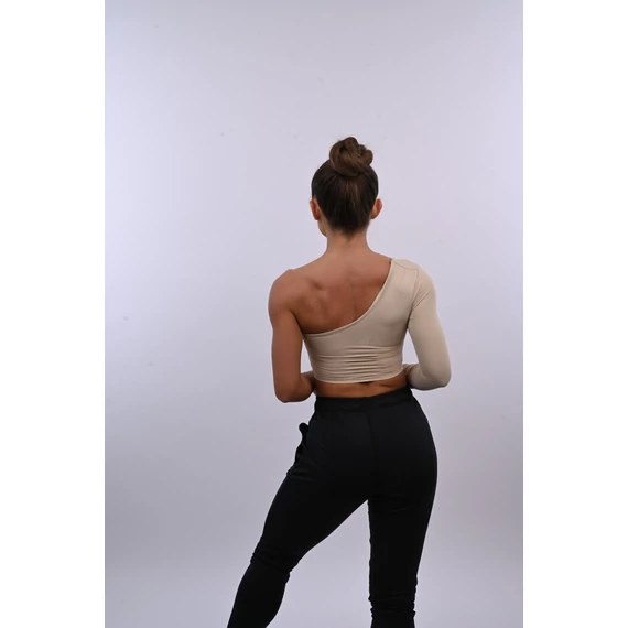 Half Long Top - Bézs