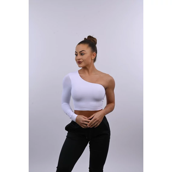 Half Long Top - Fehér